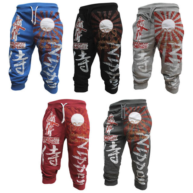 3/4 Jogging Freizeit Trainings Capri Hose Shorts