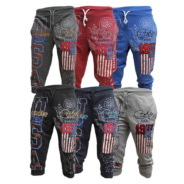 3/4 Jogging Freizeit Trainings Capri Hose Shorts