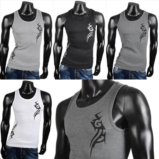 Sommer Sport Freizeit Achsel Muskel Shirts