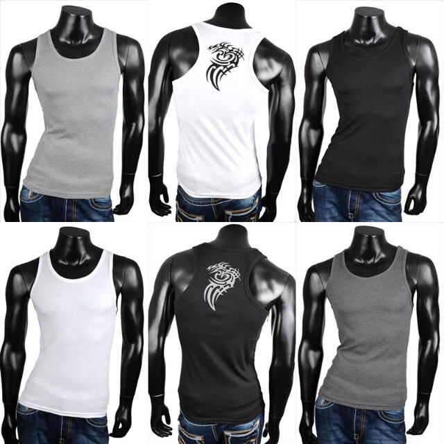 Sommer Sport Freizeit Achsel Muskel Shirts
