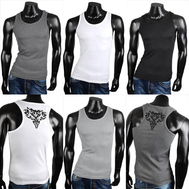 Sommer Sport Freizeit Achsel Muskel Shirts