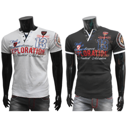 Herren Freizeit T-Shirts Oberteile Übergröße