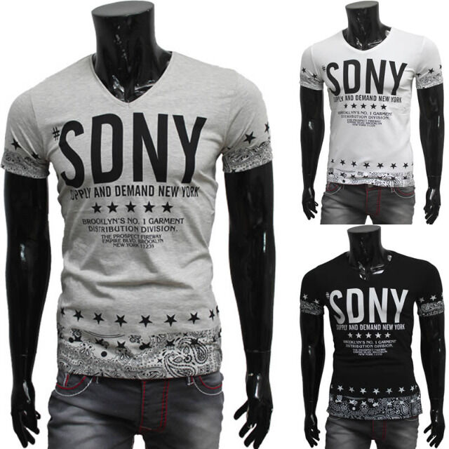 Herren Freizeit Sport T-Shirts Kurzarm Oberteile