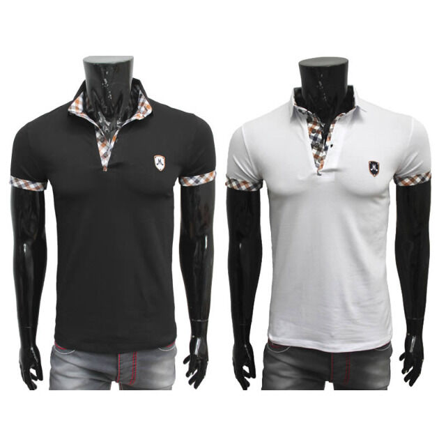 Herren Polo Shirts Kurzarm Oberteile T-Shirts