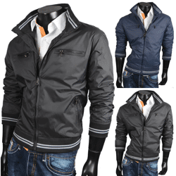 Herren Frühjahr Übergangs Jacken Oberteile