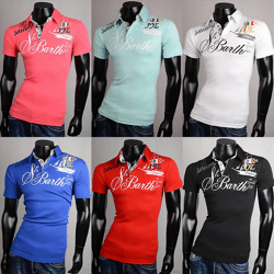 Herren Polo Shirts Kurzarm Oberteile T-Shirts