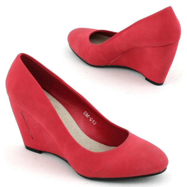 Damen Pumps High Heels Schuhe Lederoptik