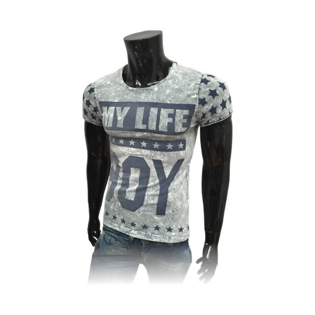 Herren Freizeit Sport T-Shirts Kurzarm Oberteile