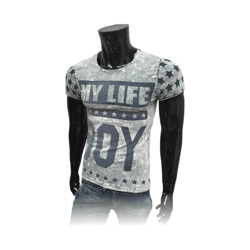 Herren Freizeit Sport T-Shirts Kurzarm Oberteile