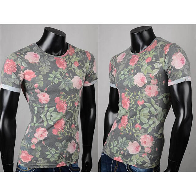 Herren Freizeit Sport T-Shirts Kurzarm Oberteile