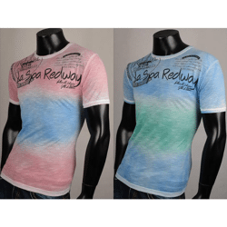 Herren Freizeit Sport T-Shirts Kurzarm Oberteile