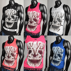 Sommer Sport Freizeit Achsel Muskel Shirts