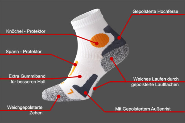 VCAsport unisex Funktions-Laufsocken 