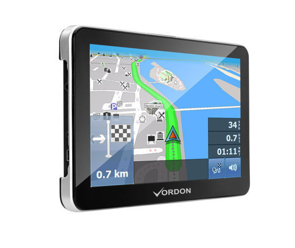 Vordon 7-inch navigation system 4GB + FM + European map material