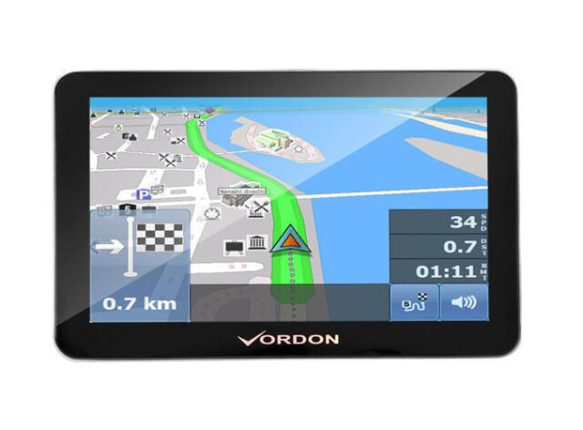 Vordon 7-inch navigation system 4GB + FM + European map material
