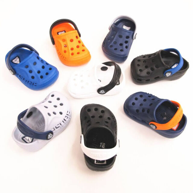 Mädchen Jungen Sandalen Bade Strand Slipper