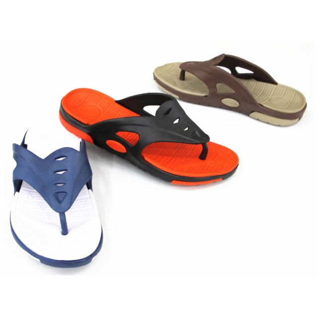 Herren Bade Strand Schlappen Slipper Schuhe