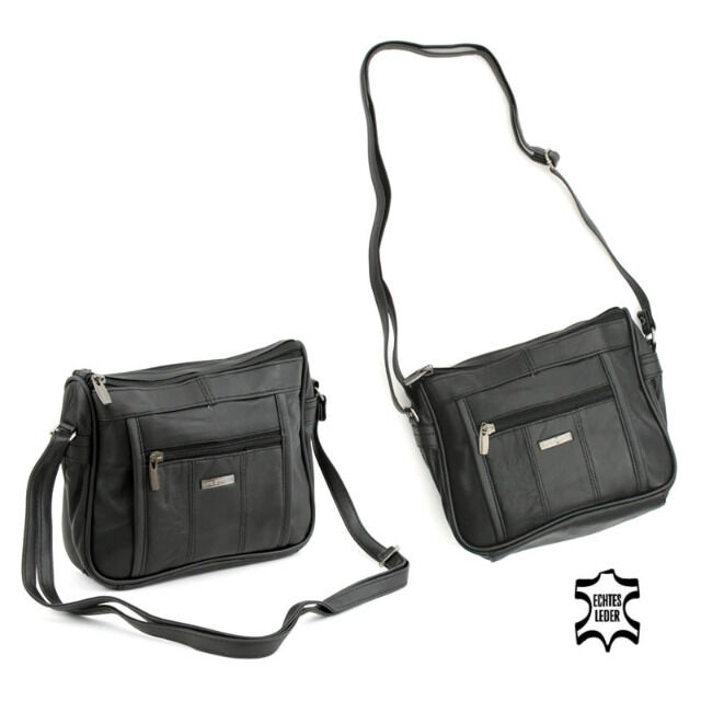 Echt Leder Shopper Travel Bag Umhänge Tasche