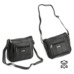 Genuine leather shopper travel bag shoulder bag