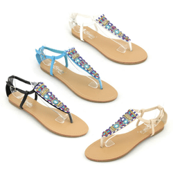 Damen Sommer Sandalen Slipper Schuhe