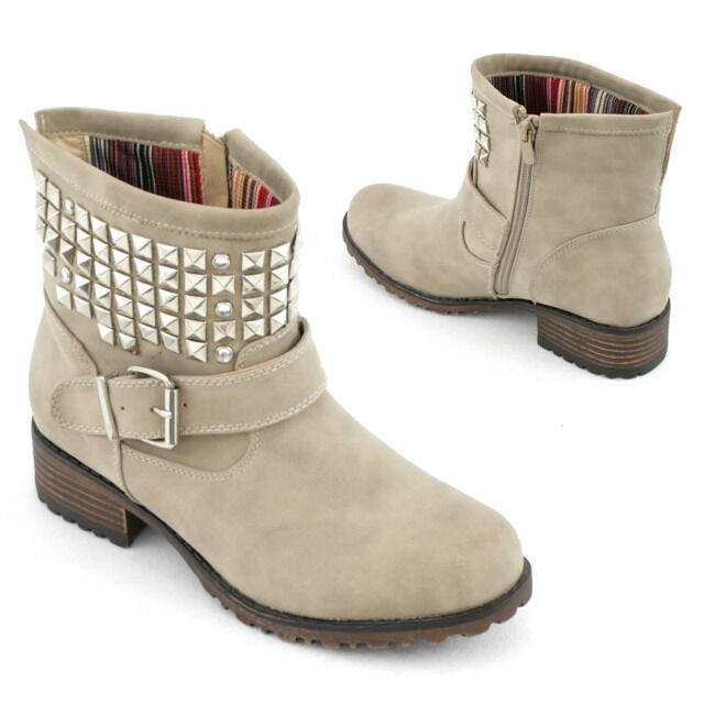 Damen Herbst Winter Stiefel Boots Schuhe