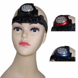 10 LED Lampen Kopfleuchte Kopflampe Stirnlampe Fahrrad