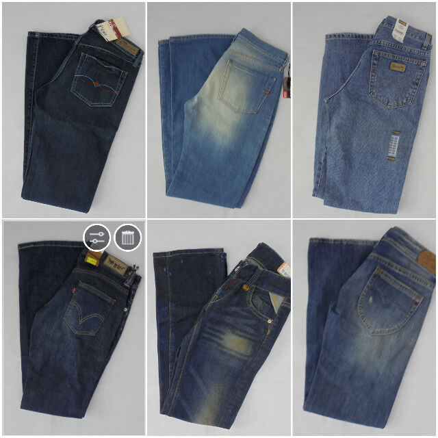 Jeans Mix Diesel, G-Star, Replay, Levis, Jack & Jones, LTB, Only, Vero Moda, Wrangler, Lee