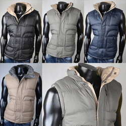 Unisex ladies men quilted vests