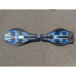 Waveboard inkl. Tasche und LED Rollen fertig montiert in 4Farben: Blau, Gelb, Grün und Rot