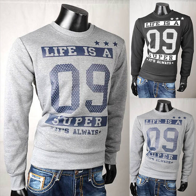 Herren Business Freizeit Pullover Langarm Shirts