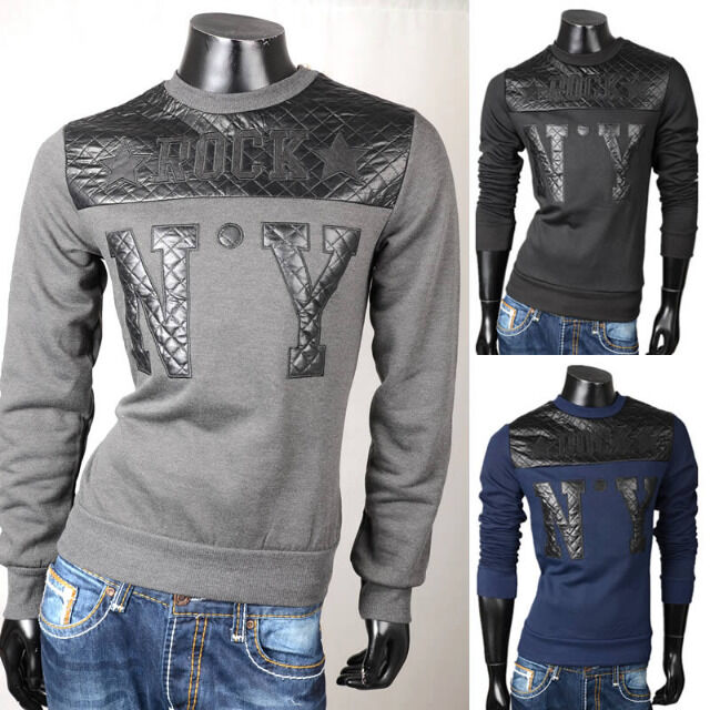 Herren Business Freizeit Pullover Langarm Shirts