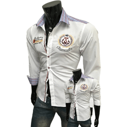 Herren Freizeit Business Hemden Langarm Oberteile