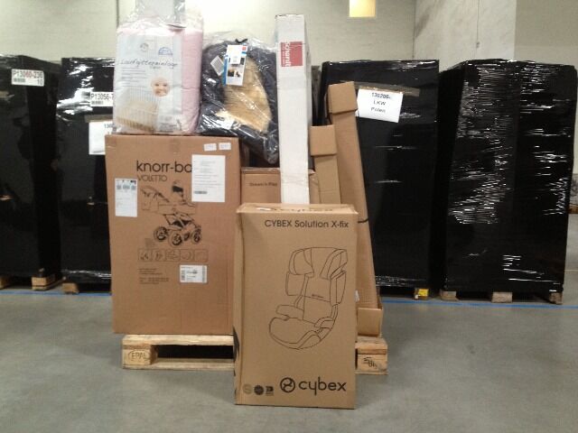 Babyartikel Markenware (Autositze, Kindermöbel, Kinderwagen, Babyphones usw.)- Mischpaletten