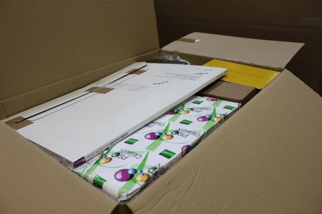 Papier- und Büroware Mischpaletten: Druckerpapier, Hefte, Notizbücher usw.