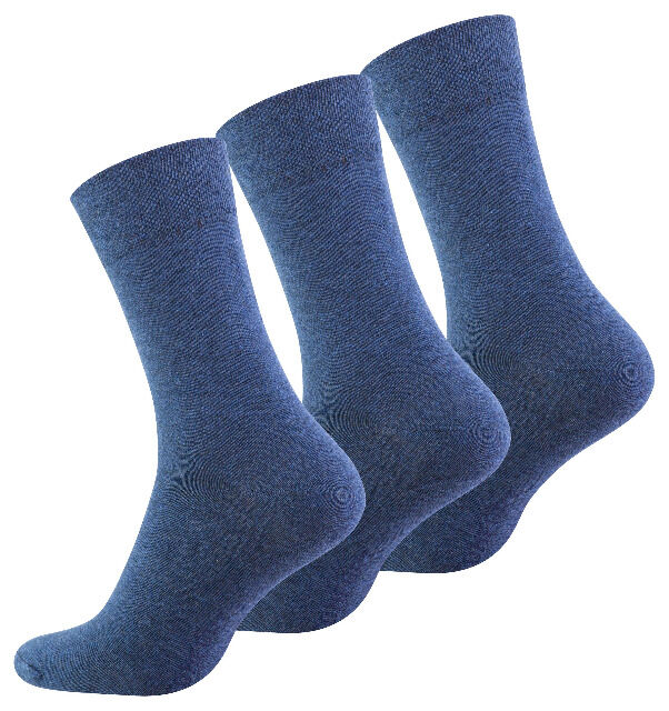 Diabetic socks unisex without elastic waistband & without seam - pack of 3