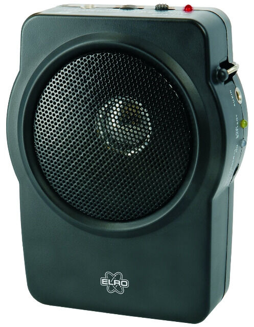 ELRO Stimmverstärker, schwarz, MEGA2 12W Sprachverstärker Megafon