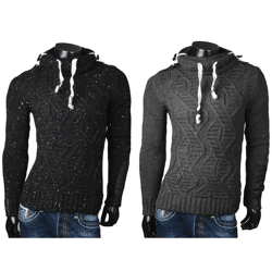 Herren Strick Pullover Langarm Shirts Oberteile