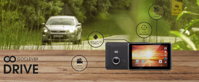GoClever Drive 3in1 Autokamera mit Navigation und Android Tablet All-in-One