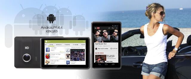 GoClever Drive 3in1 Autokamera mit Navigation und Android Tablet All-in-One