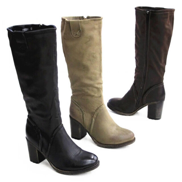 Damen Herbst Winter Frühjahr Stiefel Schuhe