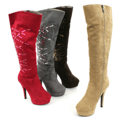 Damen Herbst Winter Frühjahr Stiefel Schuhe