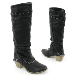 Damen Herbst Winter Frühjahr Stiefel Schuhe
