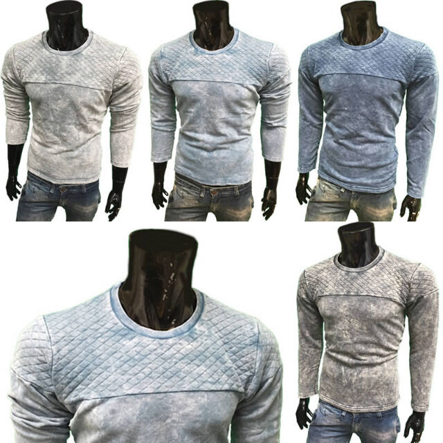 Herren Business Freizeit Pullover Langarm Shirts