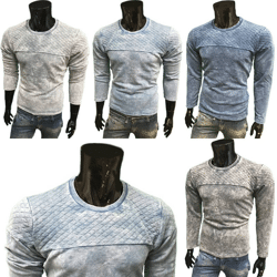 Herren Business Freizeit Pullover Langarm Shirts
