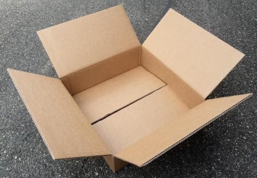 Versandkarton 2-wellig Innenmaße LxBxH 380x380x100mm 