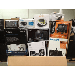 Sound/Audio Mischpaletten Markenprodukte (Stereoanlagen, Boombox, Lautsprecher, Heimkinosysteme, Soundbar, Subwoofer u.v.a.)