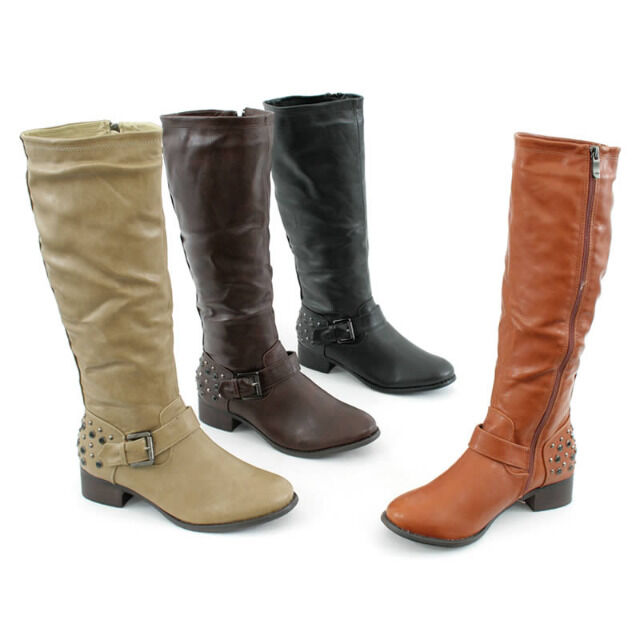 Damen Herbst Winter Frühjahr Stiefel Schuhe