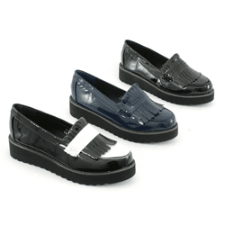 Damen Herbst Winter Halbschuhe Schuhe