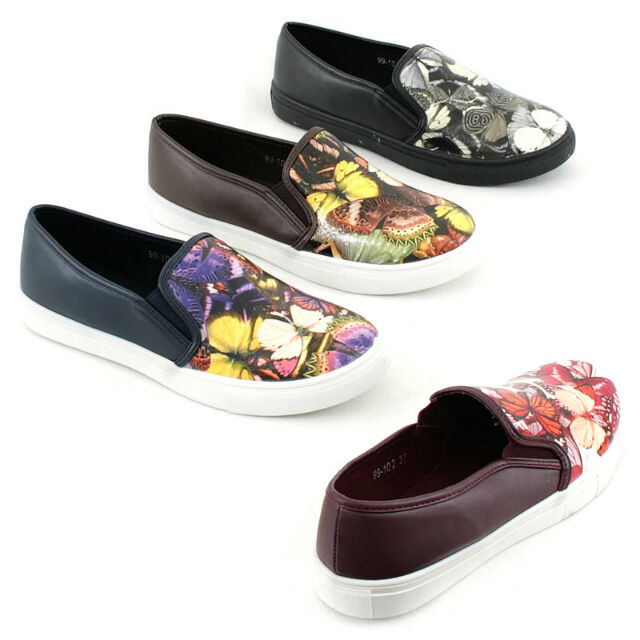 Damen Freizeit Sport Schuhe Sneaker Slipper