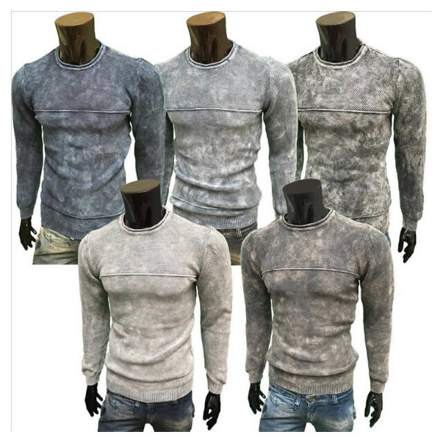 Herren Business Freizeit Pullover Langarm Shirts